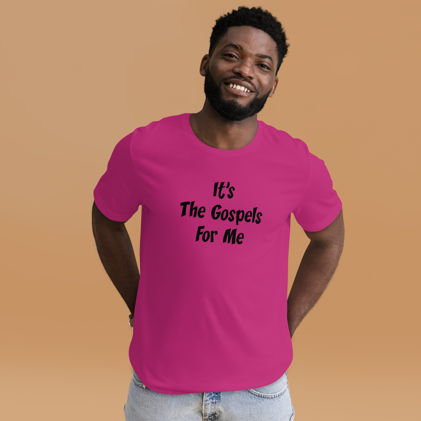 It's The Gospels For Me T-Shirt Black Lettering