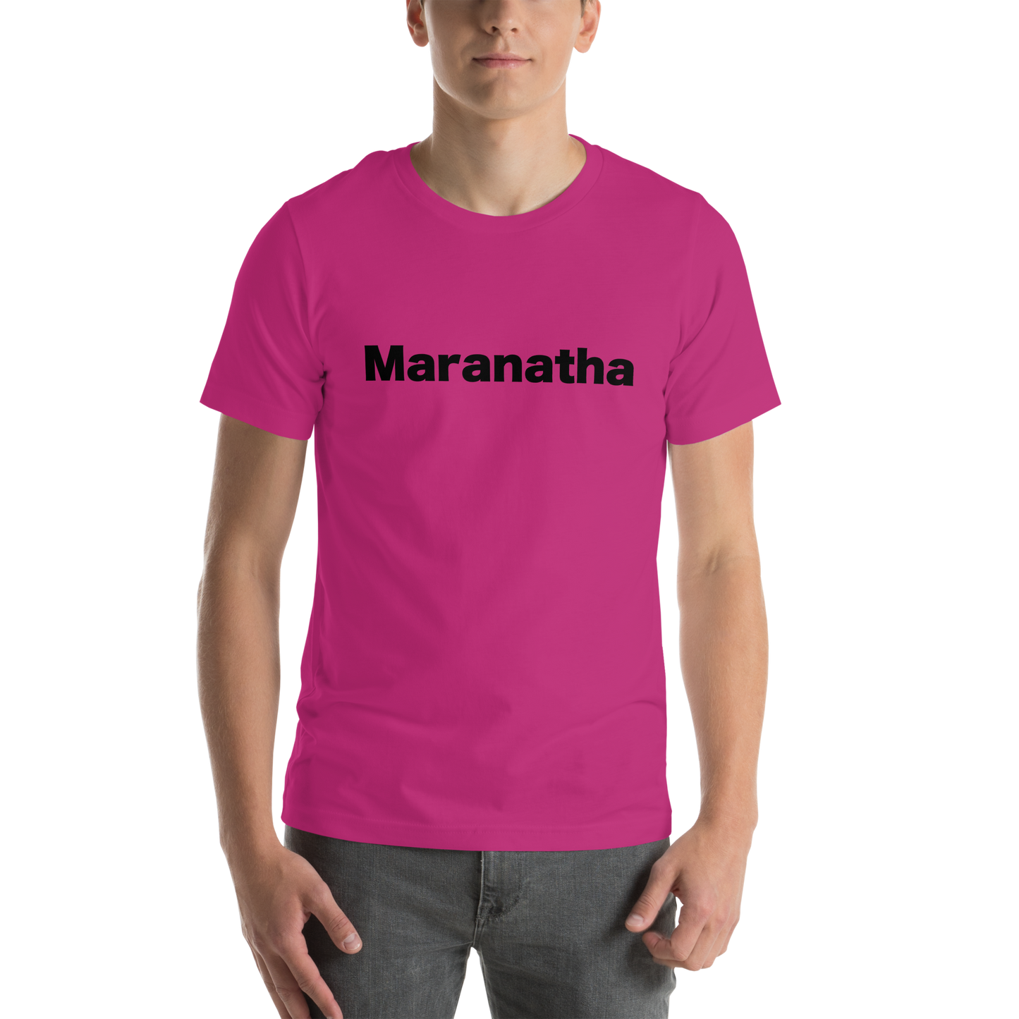 Maranatha T-Shirt Black Lettering