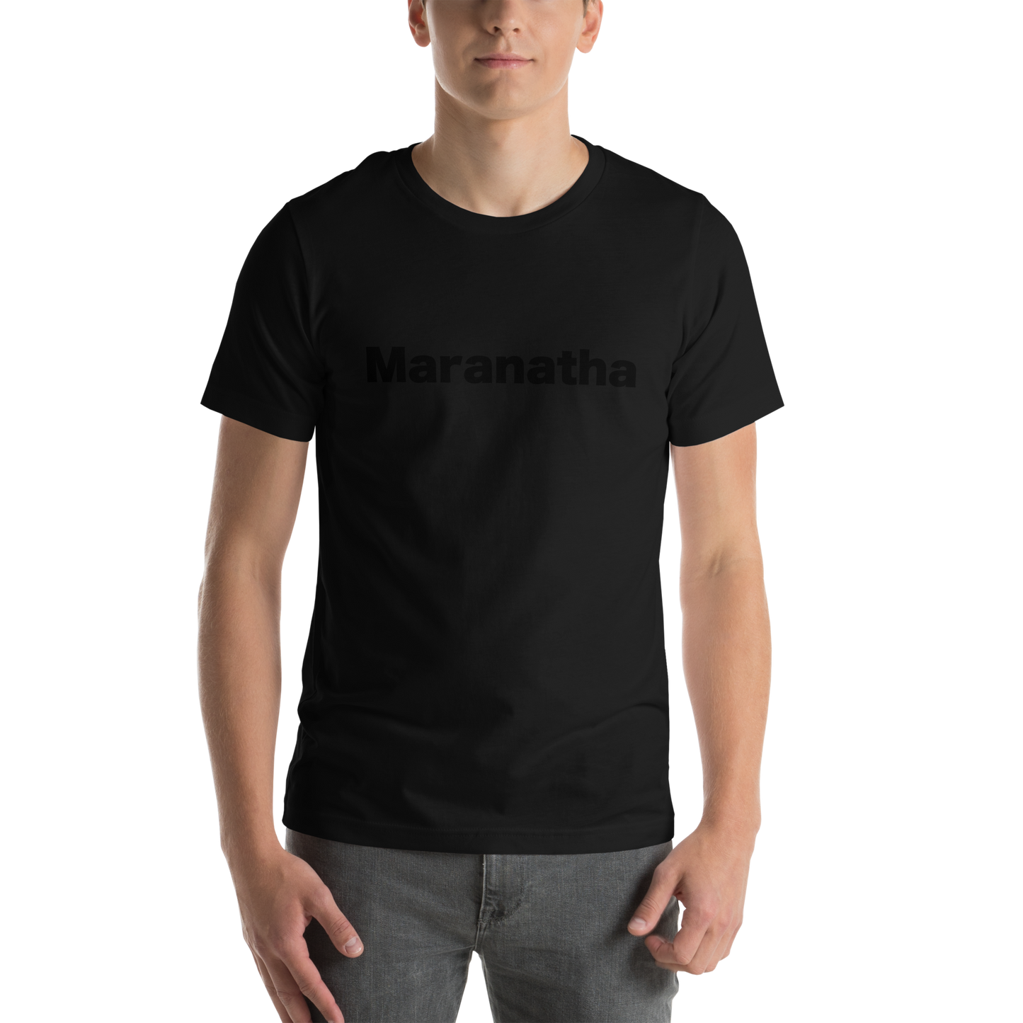 Maranatha T-Shirt Black Lettering