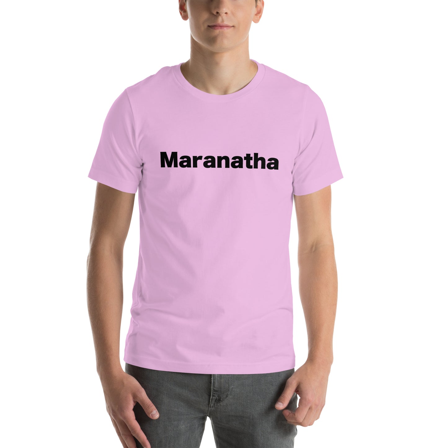 Maranatha T-Shirt Black Lettering