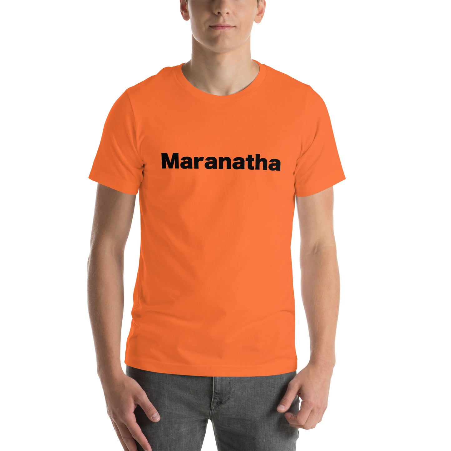 Maranatha T-Shirt Black Lettering