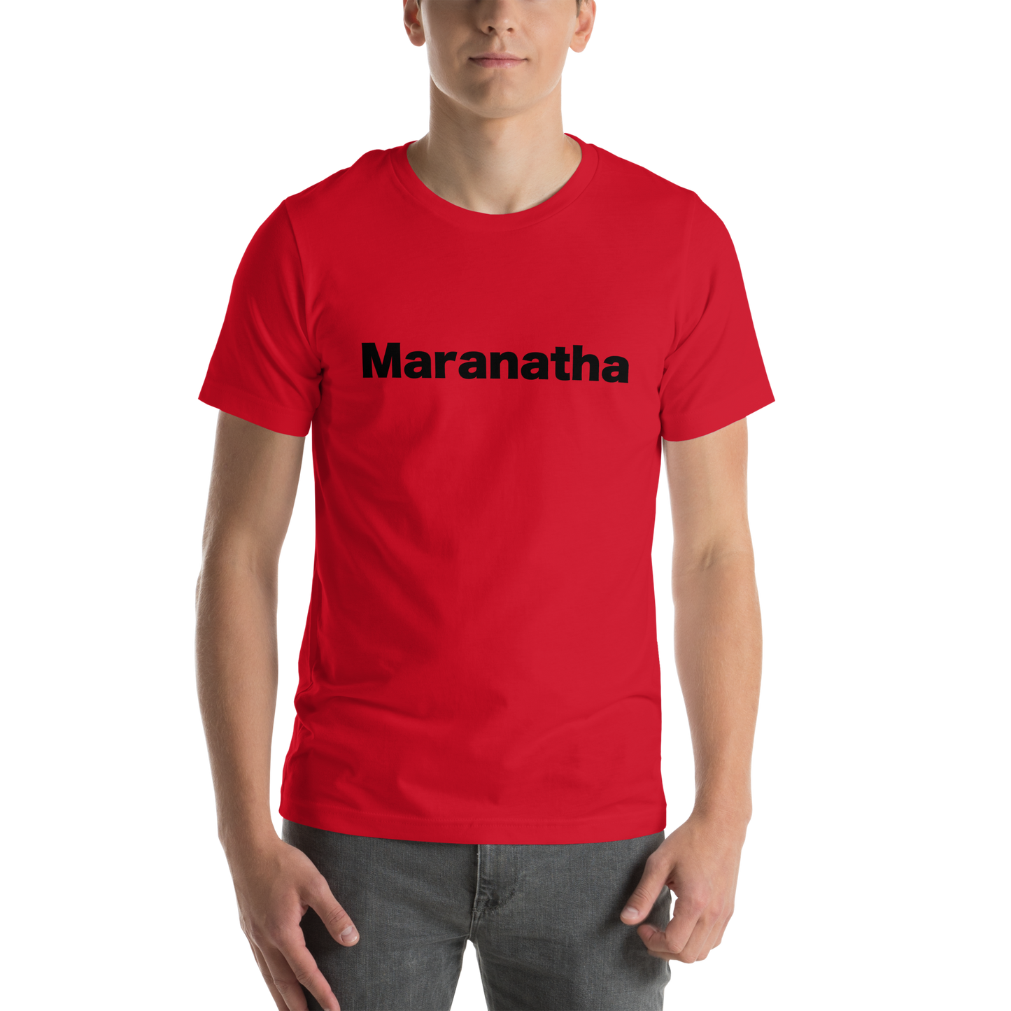 Maranatha T-Shirt Black Lettering