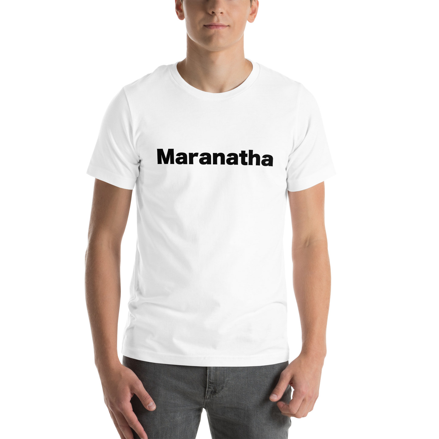 Maranatha T-Shirt Black Lettering