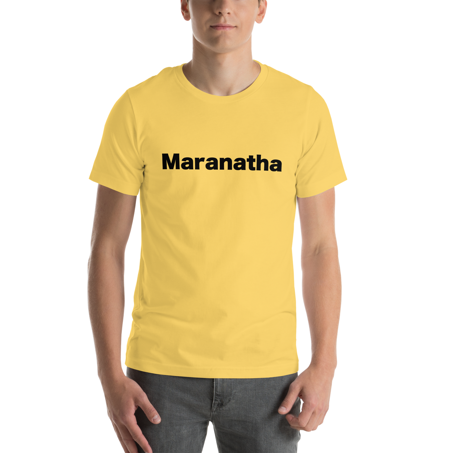 Maranatha T-Shirt Black Lettering