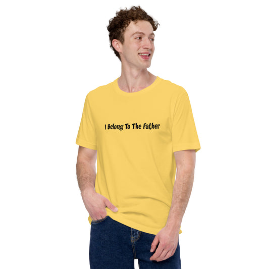 I Belong To The Father T-Shirt Black Lettering